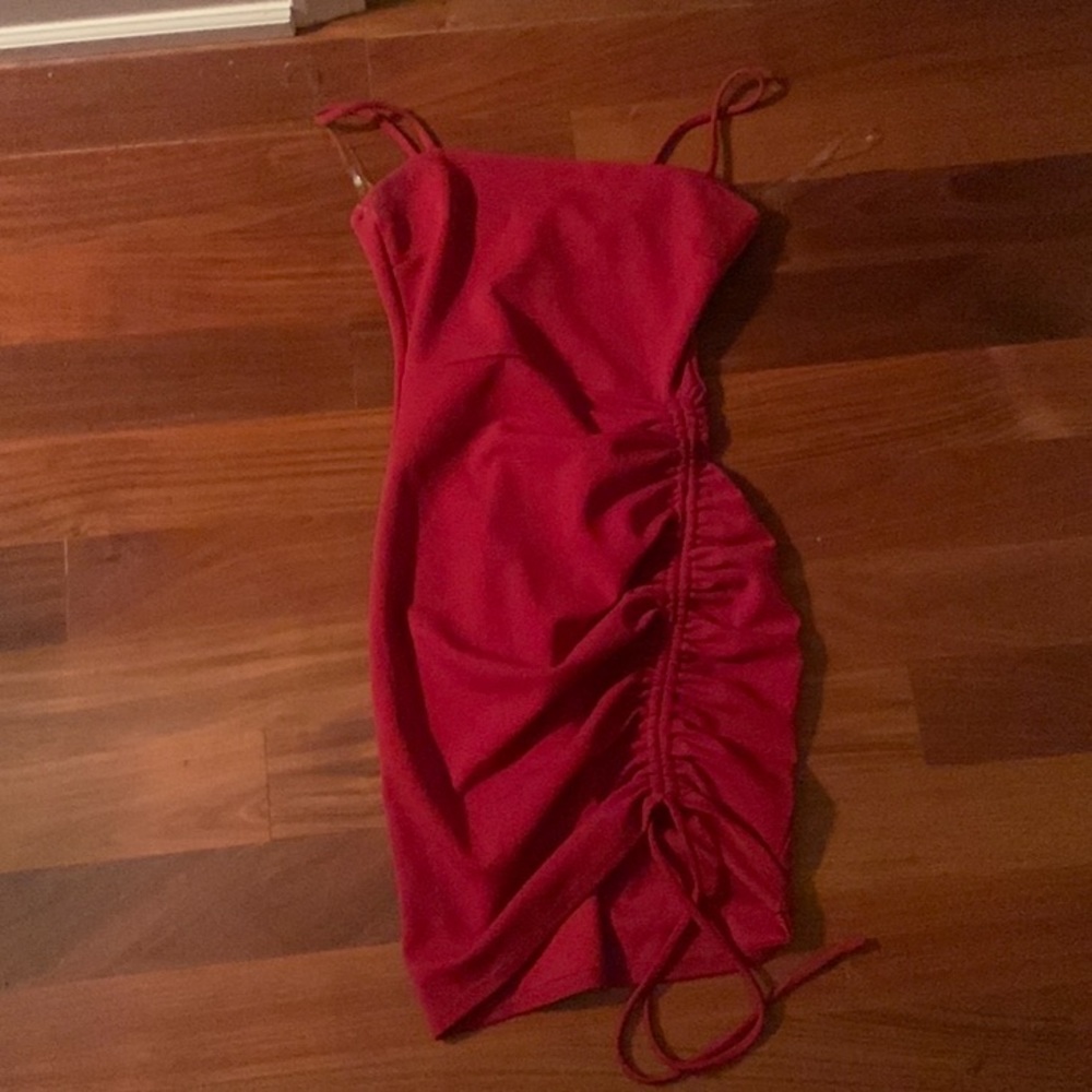 Red xs tight dress